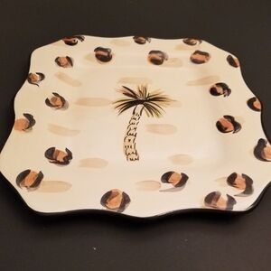 Tabletops Galery Jungle Hand Painted Plate